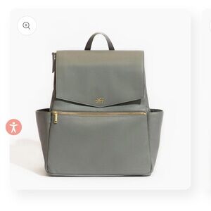 Freshly Picked Stone Classic Vegan leather Diaper Bag